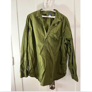 Post O'alls Olive Green Pullover